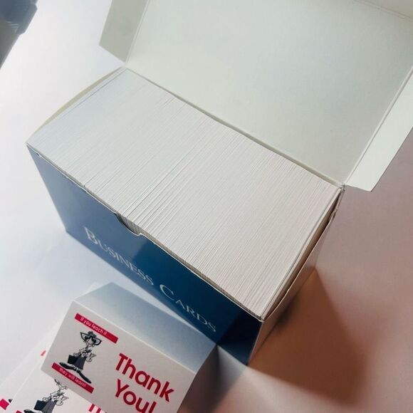 Business Cards Thank you folded kidzcanlearn 800pc - Picture 5 of 5